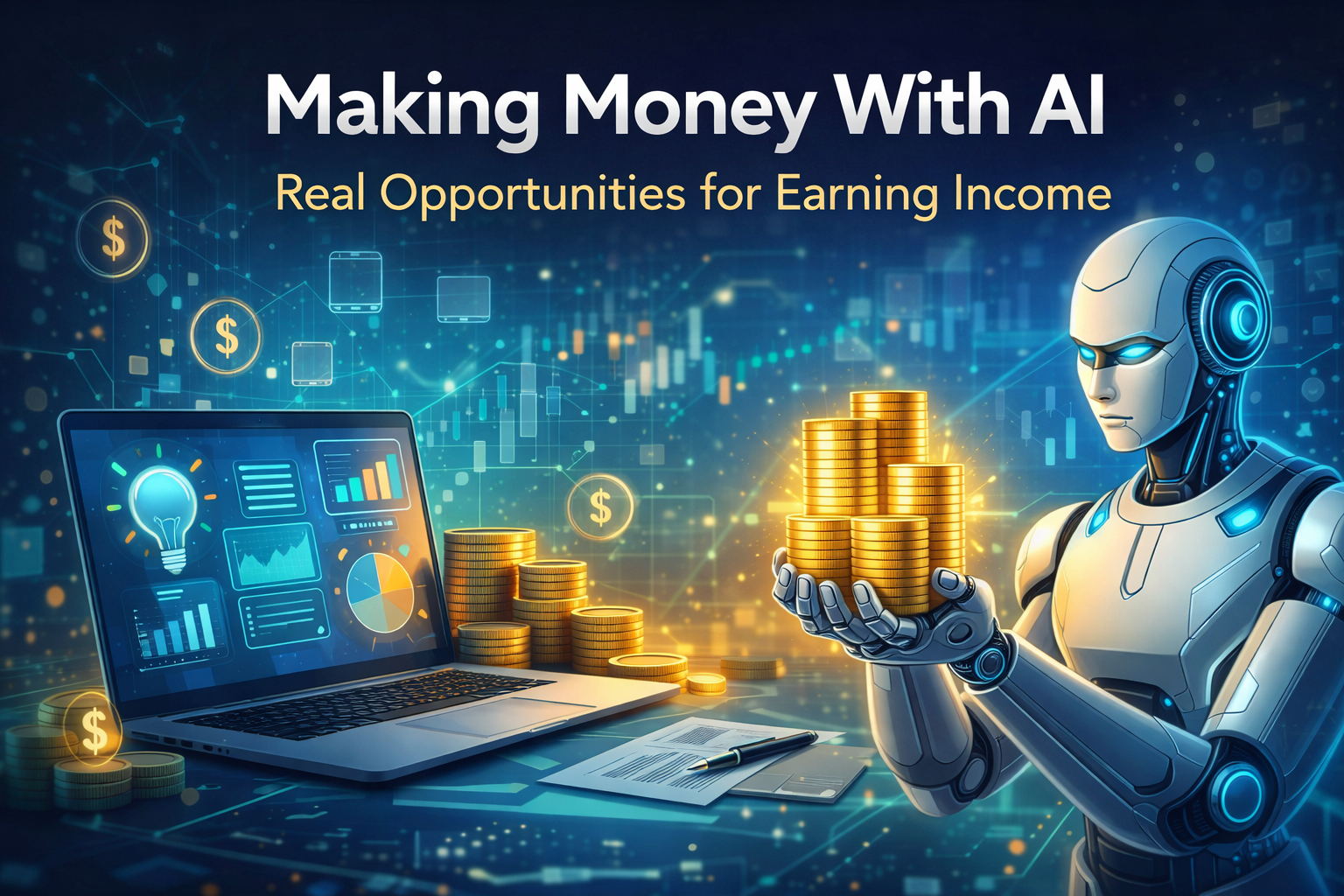 Making Money With AI: Practical Ways to Turn Artificial Intelligence Into Income